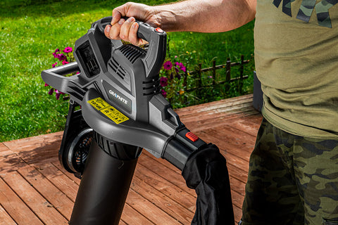 GRAPHITE 58G036 Akkus lombszívó Energy+ 36V(2x18V) Li-lon, 2 in 1, zsák 35L, akku nélkül!!!