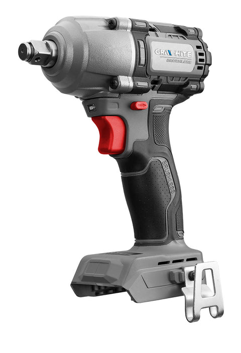 GRAPHITE 58G038 Akkus szénkefementes ütvecsavarozó 1/2"(négyszög), Energy+, 18V, 450Nm, akku nélkül!!!