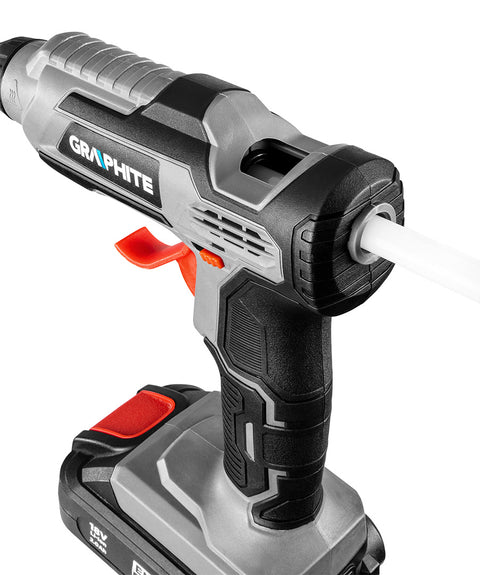 GRAPHITE 58G040 Akkus ragasztópisztoly, Energy+ 18V, 11mm, akku nélkül!!!