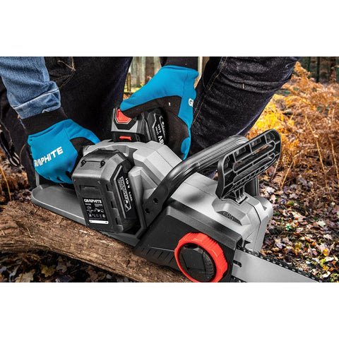 GRAPHITE 58G043 Akkus szénkefementes láncfűrész Energy+, 36V(2x18V), 14" (350mm), akku nélkül!!!