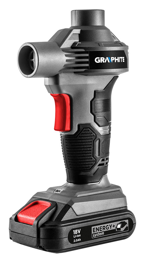 GRAPHITE 58G089 Akkus pumpa, fúvó-szívó Energy+ 18V, Li-Ion, akku nélkül!!!