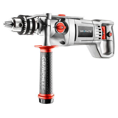 GRAPHITE 58G712 Ütvefúró 1050 W, 16mm-es fogas tokmány, Két fordulat/ütésszám tartomány