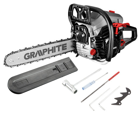 GRAPHITE 58G953 Benzines láncfűrész 2kW (2,7 LE), láncvezető 16" (400mm)