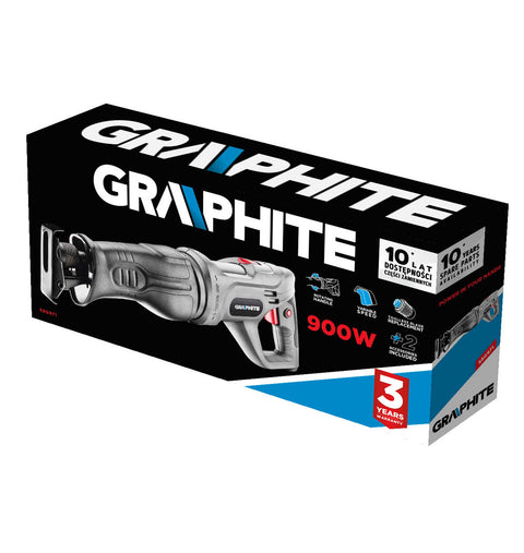 GRAPHITE 58G971 Orrfűrész 900W, lökethossz: 20mm