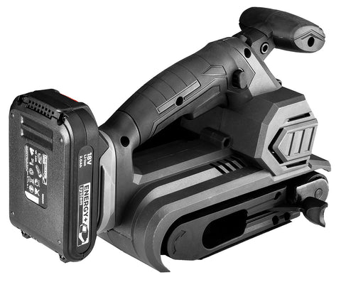 GRAPHITE 58GE136 Akkus szalagcsiszoló, Energy+, 18V, 120-350 1/min
