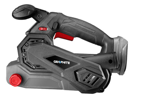 GRAPHITE 58GE136 Akkus szalagcsiszoló, Energy+, 18V, 120-350 1/min