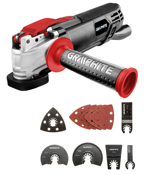 GRAPHITE 59G025 Multifunkciós gép 500W, rezgésszám 8000-16000 rpm, koffer
