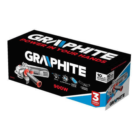 GRAPHITE 59G187 Sarokcsiszoló 900W, 125x22.2mm, állítható fordulatszám