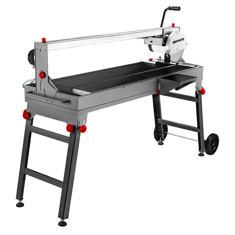GRAPHITE 59G887 Csempevágó gép 1200W, 250x25,4mm-es tárcsa, max.vágás hossz:1200mm, PRCD, túlterhelésvédelem