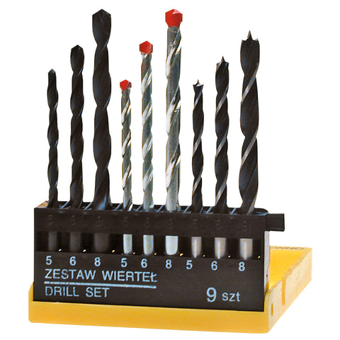 Top Tools 60H009 Fúró készlet kombinált vegyes 9db
