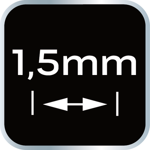 NEO TOOLS 61-107 Hézagoló-, fugakereszt - 1.5mm, 200db