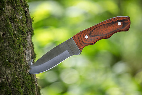NEO TOOLS 63-116 Túlélőkés, full-tang, 24cm, rozsdamentes acél, bambusz nyél, penge:14.5cm