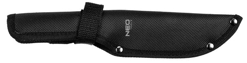 NEO TOOLS 63-116 Túlélőkés, full-tang, 24cm, rozsdamentes acél, bambusz nyél, penge:14.5cm