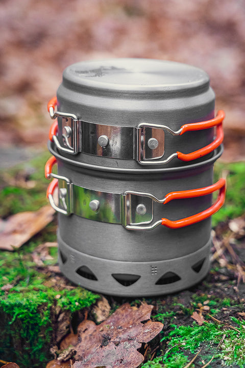 NEO TOOLS 63-144 Kemping főzőedény készlet 2az1-ben