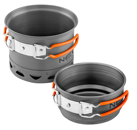 NEO TOOLS 63-144 Kemping főzőedény készlet 2az1-ben