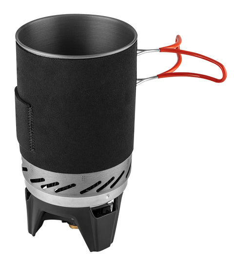 NEO TOOLS 63-151 Kemping főzőkészlet: alu edény, gázégő, műanyag tál, 3az1-ben