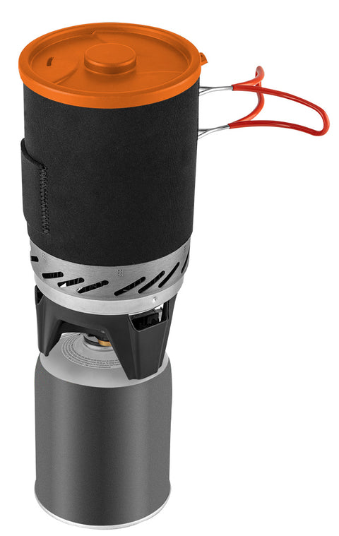 NEO TOOLS 63-151 Kemping főzőkészlet: alu edény, gázégő, műanyag tál, 3az1-ben
