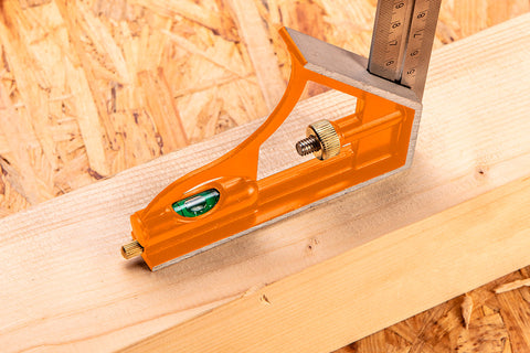 NEO TOOLS 72-126 Profi szögmérő, derékszög és vonalzó, rozsdamentes-alu 60cm