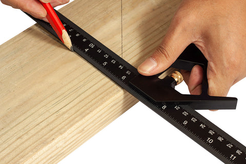 NEO TOOLS 72-127 Profi szögmérő, derékszög és vonalzó, festett-alu 30cm