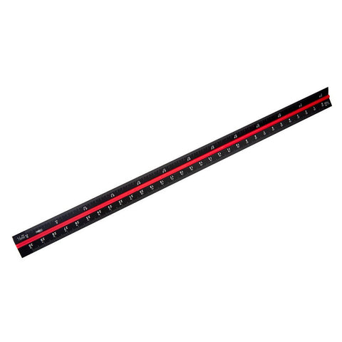 NEO TOOLS 72-205 Műszaki vonalzó, 3 élű, 30cm, alumínium