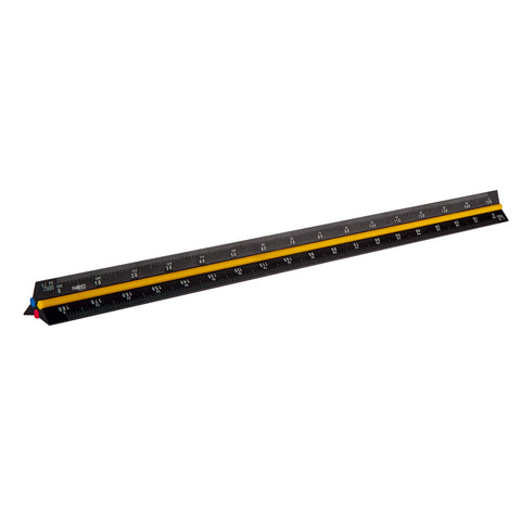 NEO TOOLS 72-205 Műszaki vonalzó, 3 élű, 30cm, alumínium