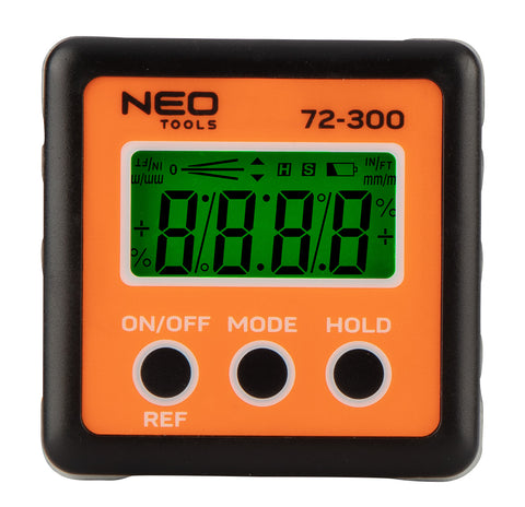 NEO TOOLS 72-300 Digitális szögmérő és dőlésmérő