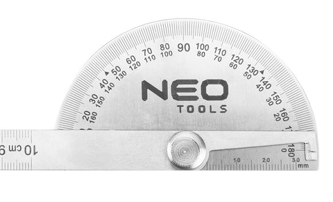 NEO TOOLS 72-320 Szögmérős vonalzó 100mm, acél