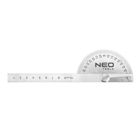 NEO TOOLS 72-320 Szögmérős vonalzó 100mm, acél