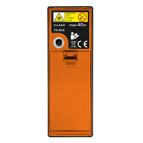 NEO TOOLS 75-203 Lézeres távolságmérő, hatótáv: 40 m, érintőképernyő
