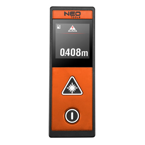 NEO TOOLS 75-203 Lézeres távolságmérő, hatótáv: 40 m, érintőképernyő