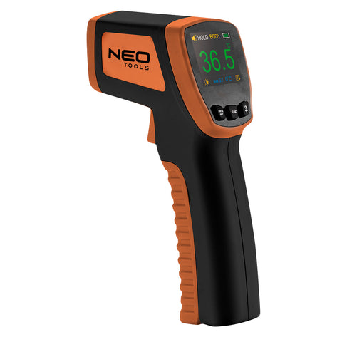 NEO TOOLS 75-270 Infravörös hőmérő, 32 - 42,9 °C, folyadék, levegő, test