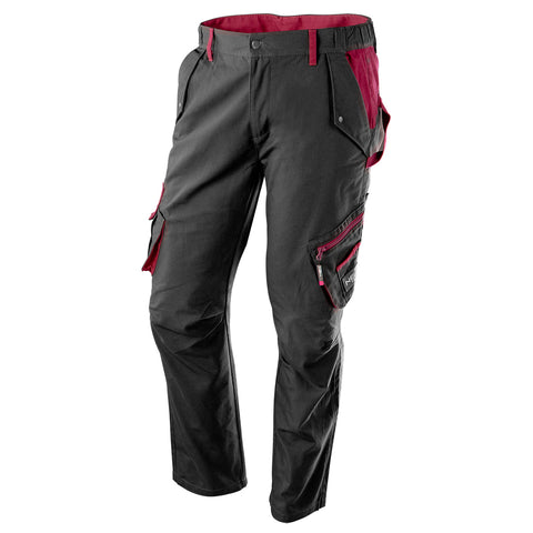 NEO TOOLS 80-220-L Női munkanadrág, 65% pamut, 35% polyester, 245 g/m2, több méretben