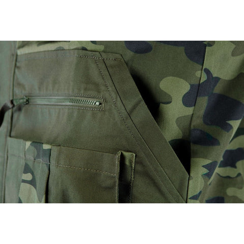 NEO TOOLS 81-211-XL Munkadzseki terepmintás, CAMO, 60% pamut, 40% polyester, 255 g/m2, XL
