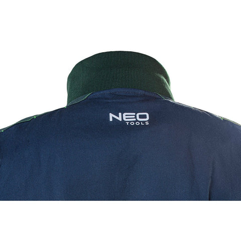 NEO TOOLS 81-216-S Munkadzseki PREMIUM, 62% pamut, 35% poliyester, 3% elastane, S