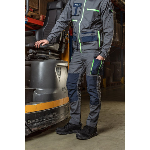 NEO TOOLS 81-217-XXXL Munkadzseki PREMIUM, 100% pamut, hasadásgátló szövet, XXXL