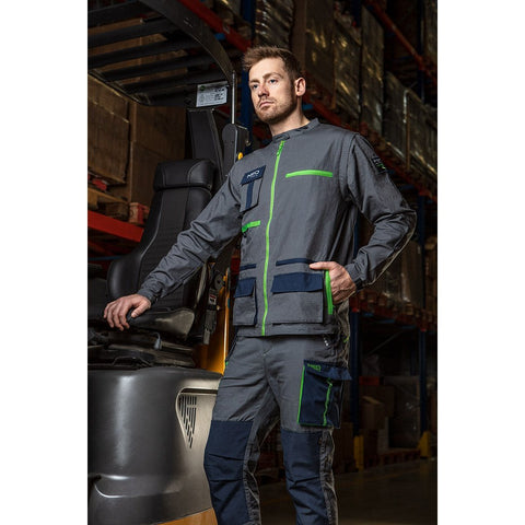 NEO TOOLS 81-217-XXXL Munkadzseki PREMIUM, 100% pamut, hasadásgátló szövet, XXXL