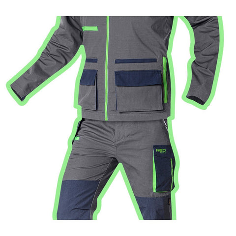NEO TOOLS 81-217-XXXL Munkadzseki PREMIUM, 100% pamut, hasadásgátló szövet, XXXL