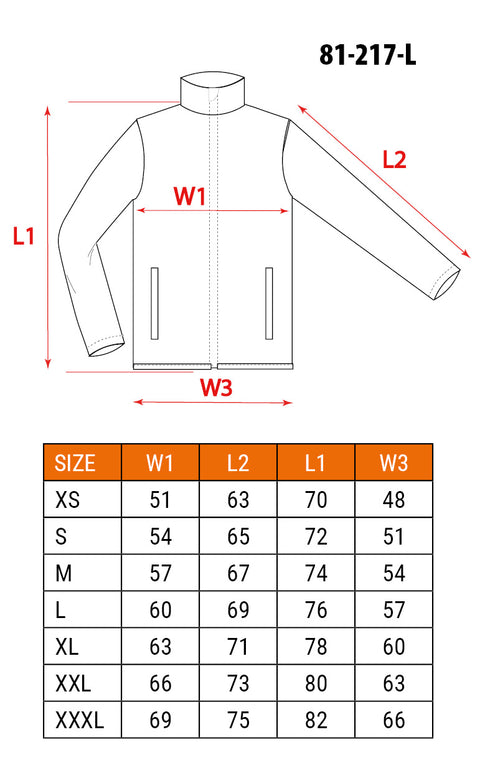 NEO TOOLS 81-217-XXXL Munkadzseki PREMIUM, 100% pamut, hasadásgátló szövet, XXXL