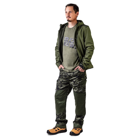 NEO TOOLS 81-221-XXXL Munkanadrág terepmintás, CAMO, 60% pamut, 40% polyester, 255 g/m2, XXXL