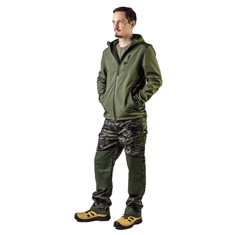 NEO TOOLS 81-221-XXXL Munkanadrág terepmintás, CAMO, 60% pamut, 40% polyester, 255 g/m2, XXXL