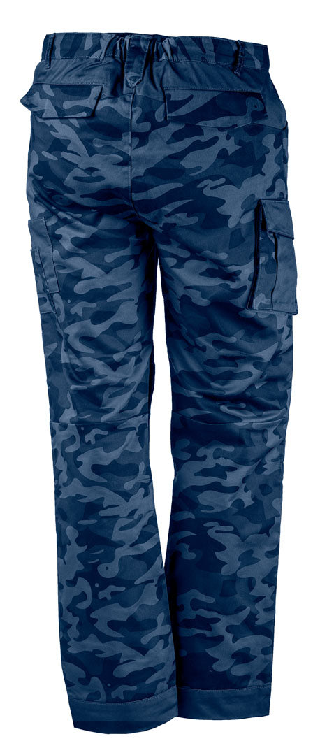 NEO TOOLS 81-223-XS Munkanadrág tengerészkék terepmintás, Camo, Navy, 60% pamut + 40% poliészter, XS