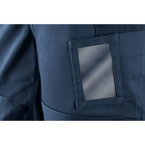 NEO TOOLS 81-224-M Munkanadrág, tengerészkék, Navy, 60% pamut + 40% poliészter, M