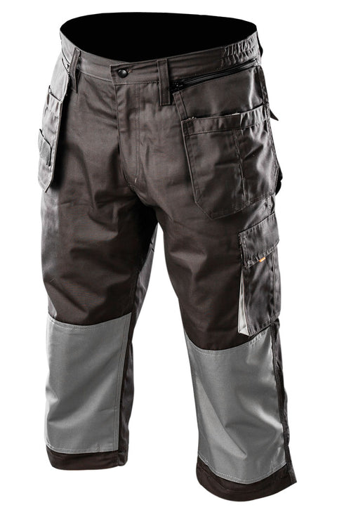 NEO TOOLS 81-230-M Munkanadrág, HD, M/50 65% poliészter, 35% pamut, 267g/m2, térdprotektor zseb, térd alatt lezippzározható, M
