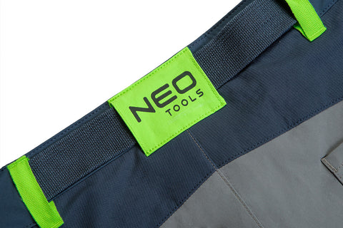 NEO TOOLS 81-231-XXXL Munkanadrág PREMIUM, 90% poliamide, 10% elastane, 170 g/m2, 4 irányban nyúlik, XXXL