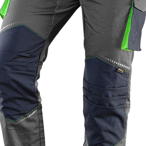 NEO TOOLS 81-247-XXXL Munkanadrág, kantáros, PREMIUM, 100% pamut, hasadásgátló szövet, XXXL
