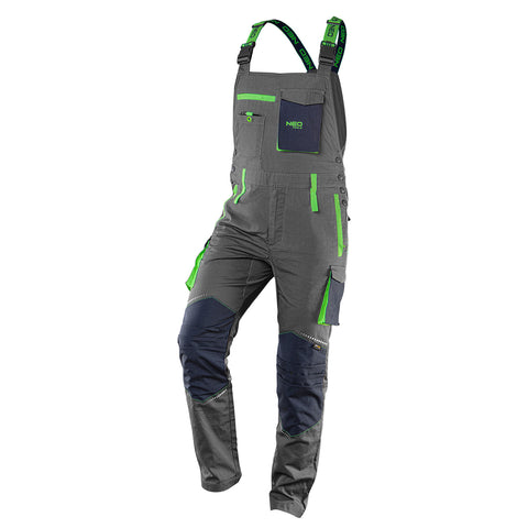 NEO TOOLS 81-247-L Munkanadrág, kantáros, PREMIUM, 100% pamut, hasadásgátló szövet, több méretben