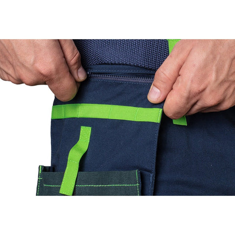 NEO TOOLS 81-276-S Rövidnadrág övvel, PREMIUM, 62% pamut, 35% polyester, 3% elastane, S