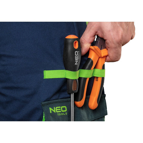 NEO TOOLS 81-276-XS Rövidnadrág, övvel, PREMIUM, 62% pamut, 35% polyester, 3% elastane, XS