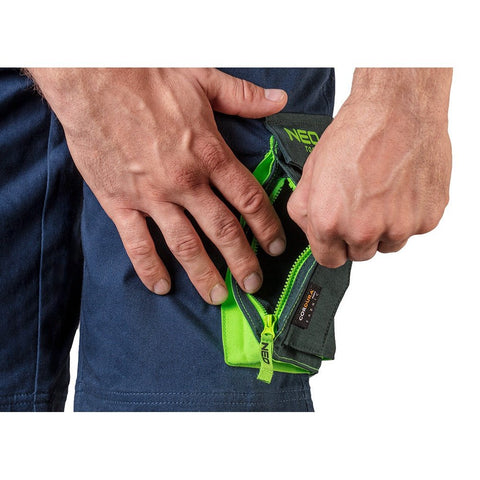 NEO TOOLS 81-276-XXXL Rövidnadrág, övvel, PREMIUM, 62% pamut, 35% polyester, 3% elastane, XXXL