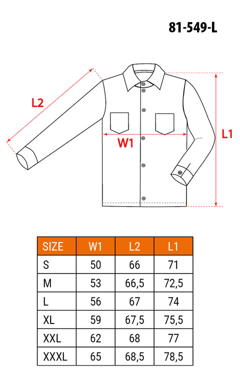 NEO TOOLS 81-549-XXXL Munkaing, farmer, DENIM, 100% pamut, XXXL
